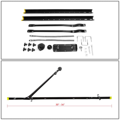 Bicycle Roof Mount Rack - Upright with Lock - Black