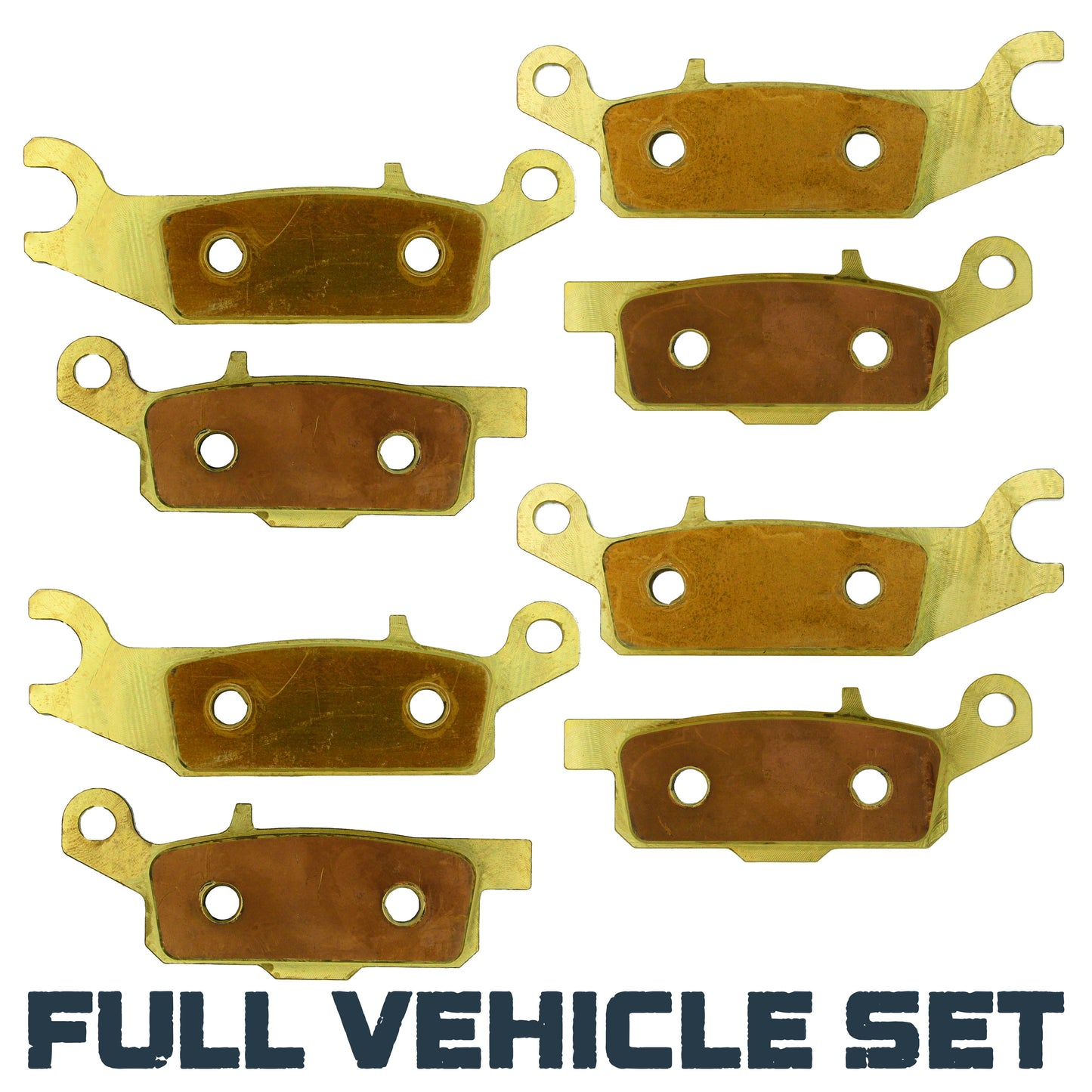 Yamaha Grizzly 700/550 2007-2026 Brass Brake Pad Set