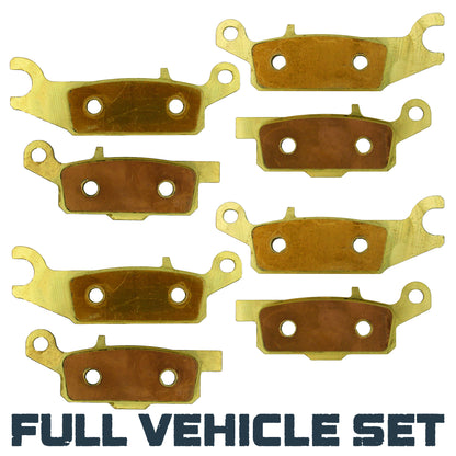 Yamaha Grizzly 700/550 2007-2026 Brass Brake Pad Set