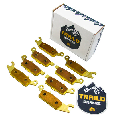 Yamaha Grizzly 700/550 2007-2026 Brass Brake Pad Set