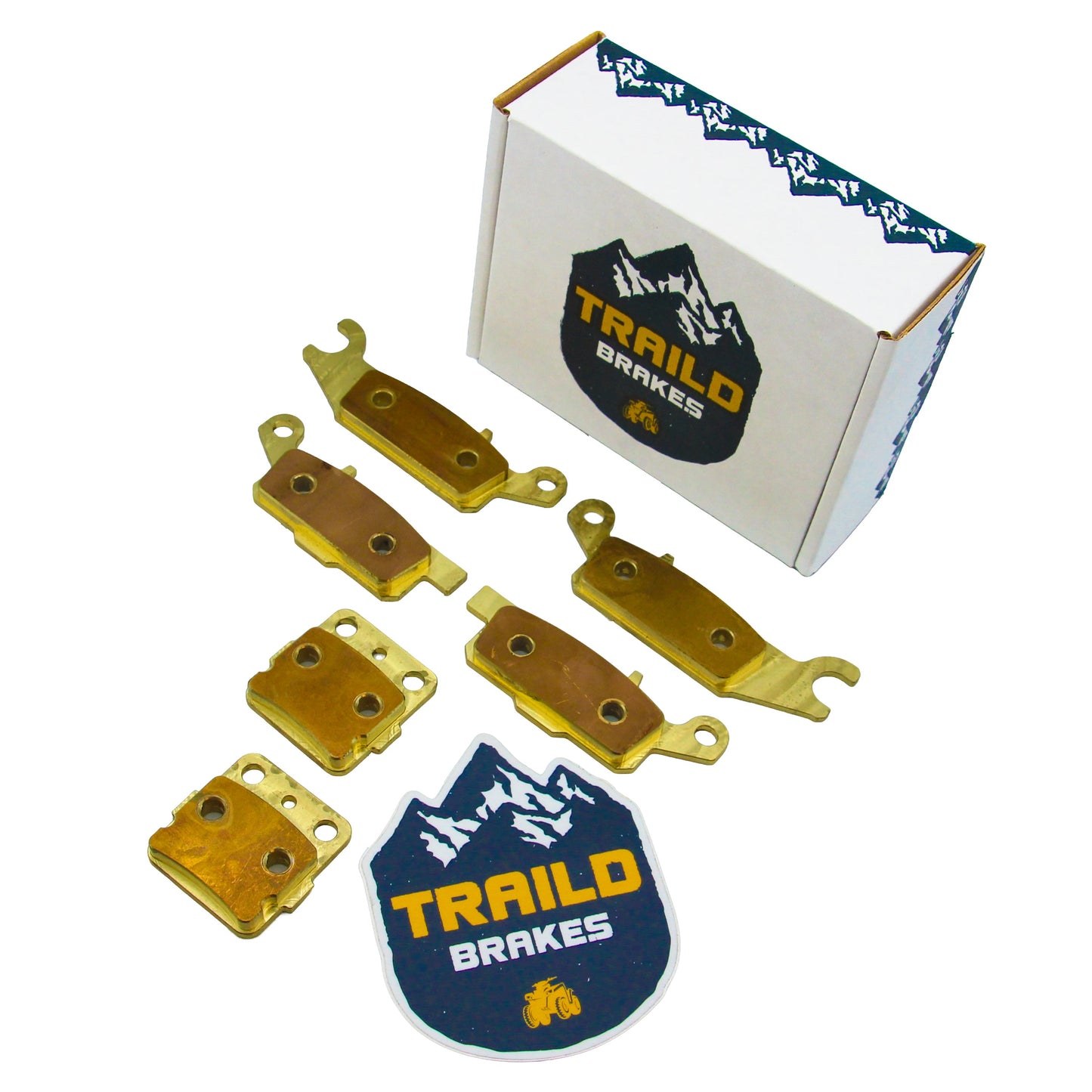 Yamaha Raptor 250 2008-2013 Brass Brake Pad Set