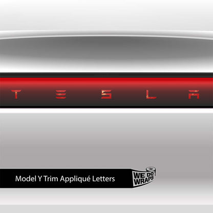 Year of the Horse Tesla Emblem Decals (Front + Back) | Model Y
