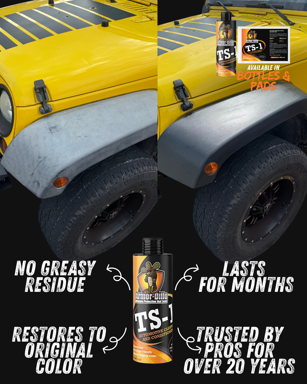 Armor-Dillo TS-1 6 Pad Pack – Best Value for Multiple Vehicles & Maintenance