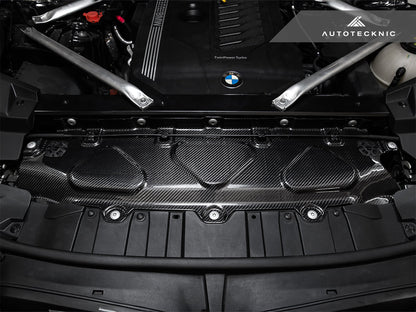 AutoTecknic Dry Carbon Fiber Cooling Shroud - BMW G05 X5 | G06 X6 | G07 X7