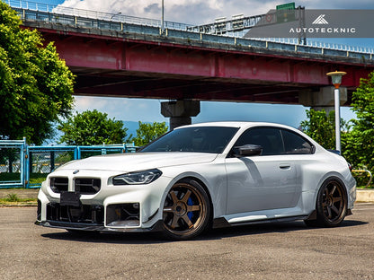AutoTecknic Dry Carbon Podium Front Lip Set - BMW G87 M2
