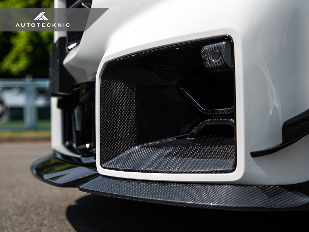 AutoTecknic Dry Carbon Podium Front Lip Set - BMW G87 M2