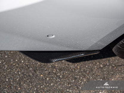 AutoTecknic Dry Carbon Rear Splitter Set - BMW G87 M2