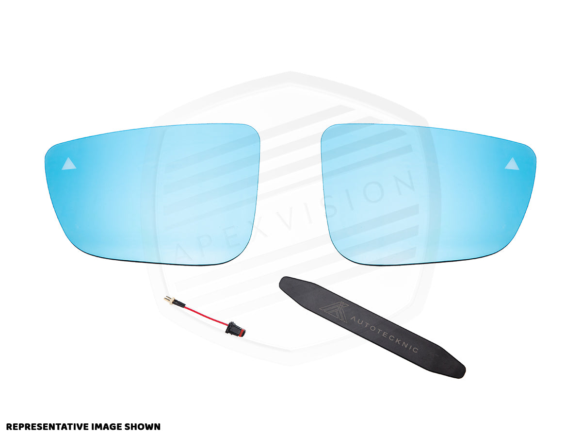 ApexVision Blue Tinted Side View Mirror Glass Set - BMW G8X M2/ M3/ M4