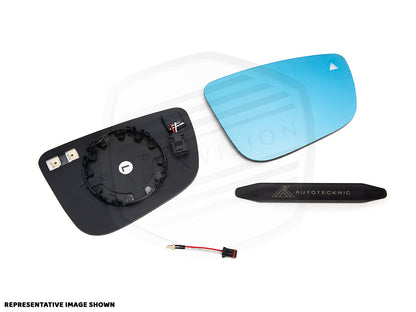 ApexVision Blue Tinted Side View Mirror Glass Set - BMW F01/ F02 7-Series