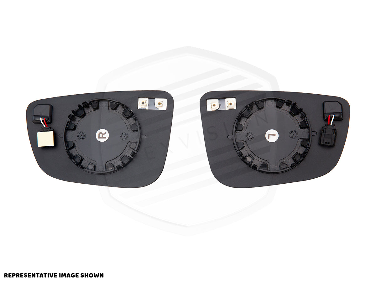 ApexVision Blue Tinted Side View Mirror Glass Set - BMW F87 M2