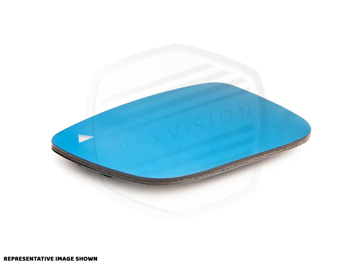ApexVision Blue Tinted Side View Mirror Glass Set - BMW E82 1M