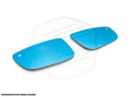 ApexVision Blue Tinted Mirror Glass Set - Toyota ZN8 GR86 / Subaru ZD8 BRZ 2022-2025