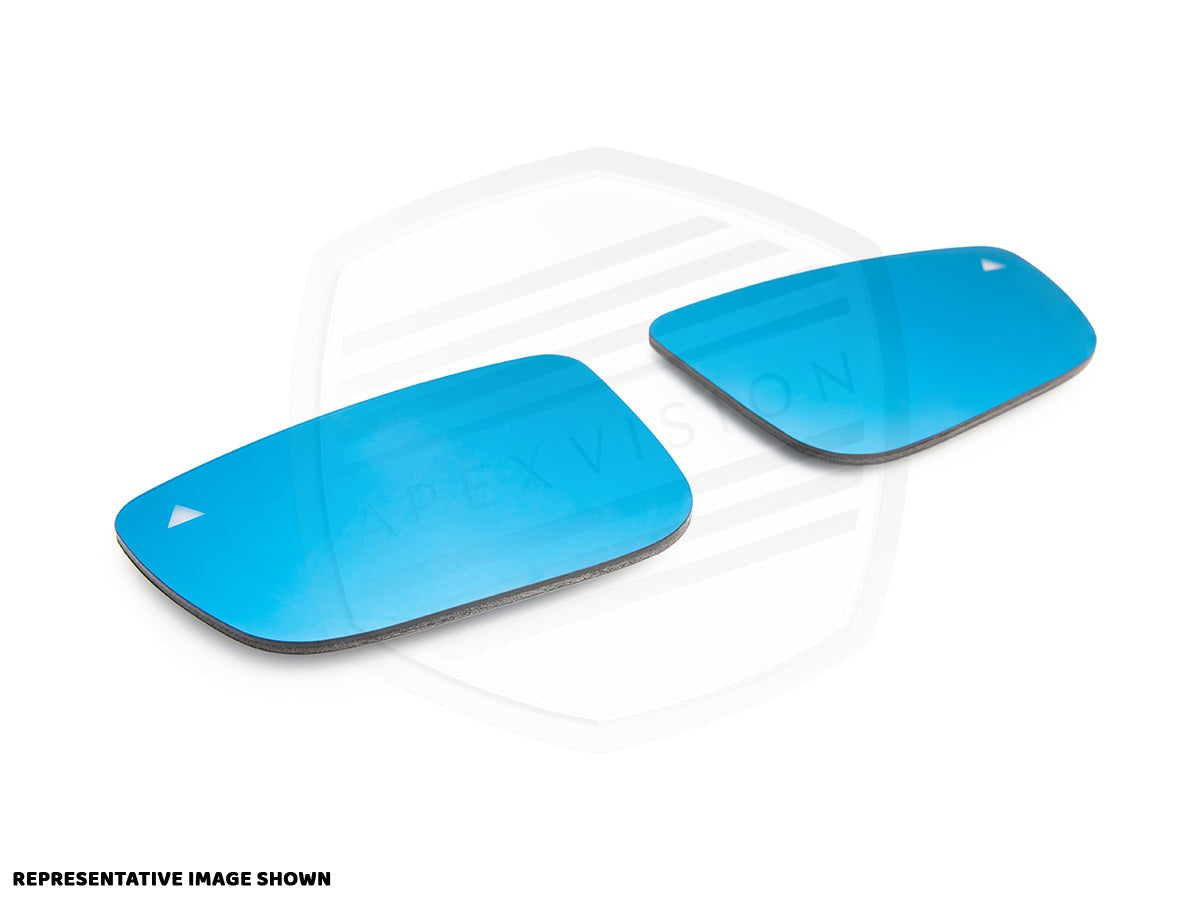 ApexVision Blue Tinted Side View Mirror Glass Set - BMW G20 3-Series