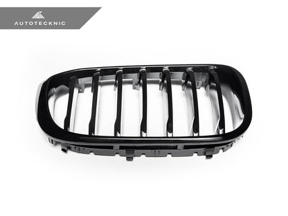 AutoTecknic Gloss Black Front Grille Set - BMW G01 X3 | G02 X4 Pre-LCI