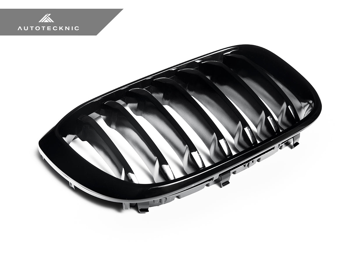AutoTecknic Gloss Black Front Grille Set - BMW G01 X3 | G02 X4 Pre-LCI