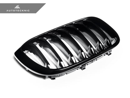 AutoTecknic Gloss Black Front Grille Set - BMW G01 X3 | G02 X4 Pre-LCI