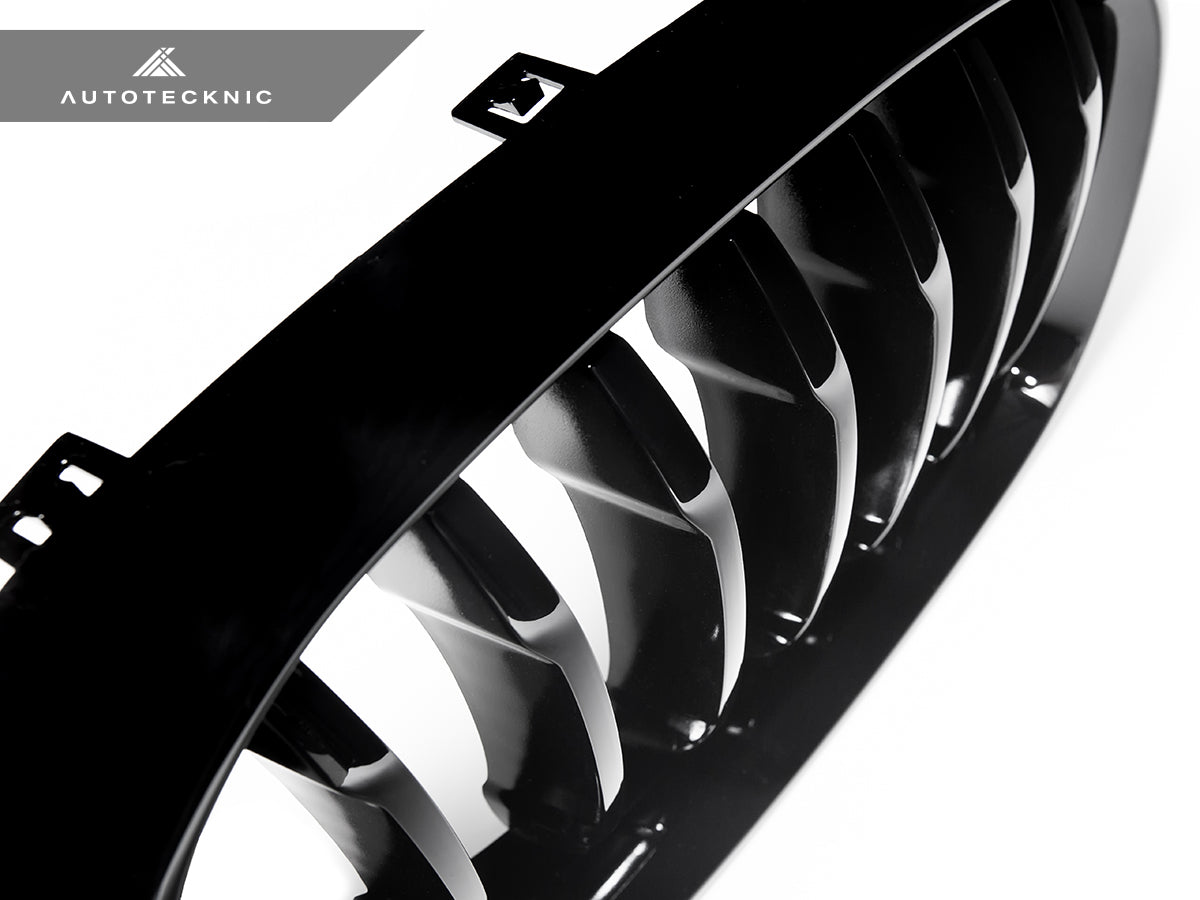 AutoTecknic Gloss Black Front Grille Set - BMW G01 X3 | G02 X4 Pre-LCI