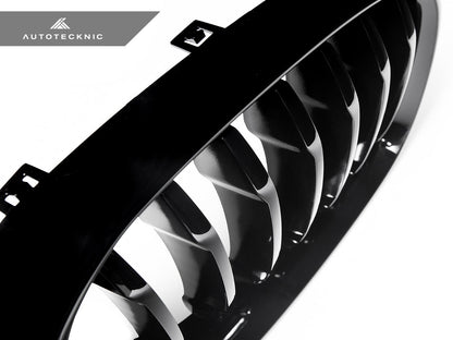 AutoTecknic Gloss Black Front Grille Set - BMW G01 X3 | G02 X4 Pre-LCI