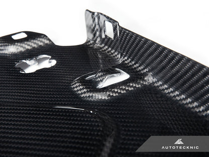 AutoTecknic Dry Carbon Fiber Cooling Shroud - BMW F95 X5M | F96 X6M | G09 XM