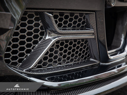 AutoTecknic Dry Carbon Corsa Front Bumper Lower Vent Set - BMW G80 M3 | G82/ G83 M4