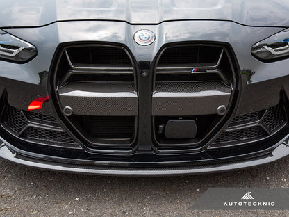 AutoTecknic Dry Carbon Corsa Front Bumper Lower Vent Set - BMW G80 M3 | G82/ G83 M4