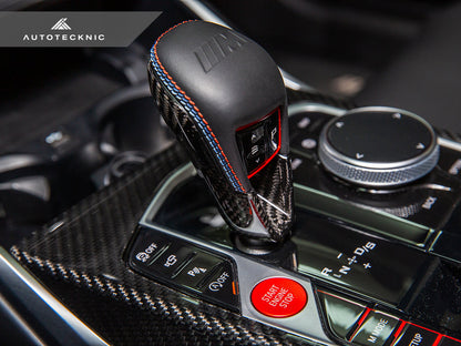 AutoTecknic Dry Carbon Gear Selector Cover - BMW G8X M3/ M4
