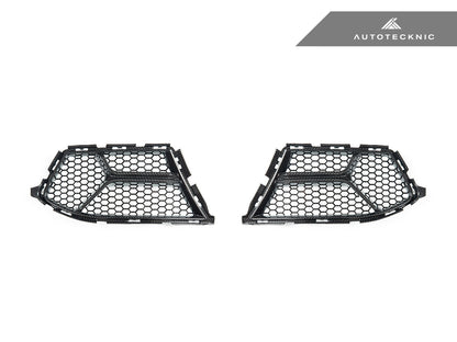 AutoTecknic Dry Carbon Corsa Front Bumper Lower Vent Set - BMW G80 M3 | G82/ G83 M4