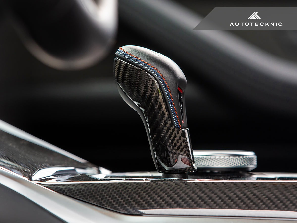 AutoTecknic Dry Carbon Gear Selector Cover - BMW G87 M2