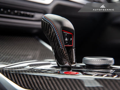 AutoTecknic Dry Carbon Gear Selector Cover - BMW F97 X3M | F98 X4M LCI