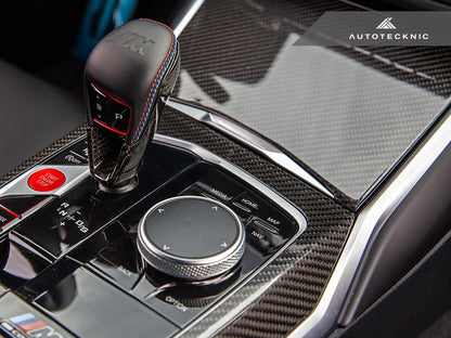AutoTecknic Dry Carbon Gear Selector Cover - BMW F91/ F92/ F93 M8