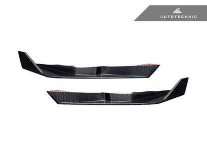 AutoTecknic Dry Carbon Rear Splitter Set - BMW G87 M2