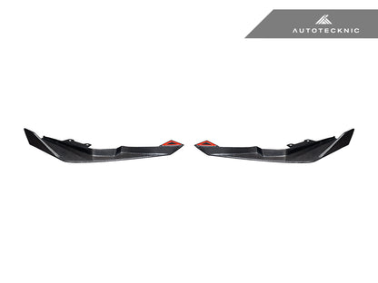 AutoTecknic Dry Carbon Rear Splitter Set - BMW G87 M2