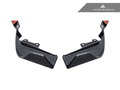 AutoTecknic Dry Carbon Rear Splitter Set - BMW G87 M2