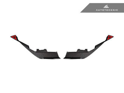 AutoTecknic Dry Carbon Rear Splitter Set - BMW G87 M2