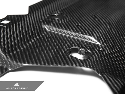 AutoTecknic Dry Carbon Fiber Cooling Shroud - BMW G01 X3 | G02 X4