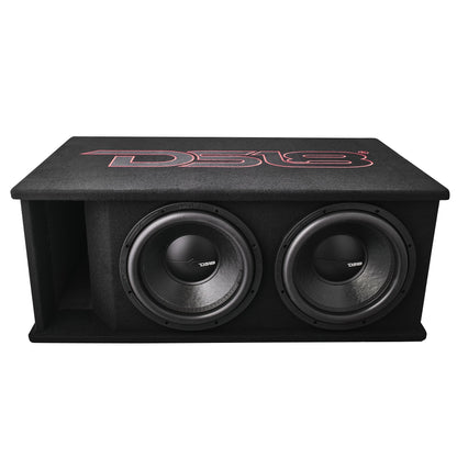 Dual 12" Loaded Subwoofer Ported Enclosure With ZR12.2 1600 Watts Rms
