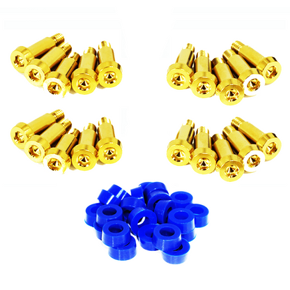ZSPEC Shoulder-Bolt Timing Covers Fastener Kit for '84-89 Nissan 300zx Z31, Titanium