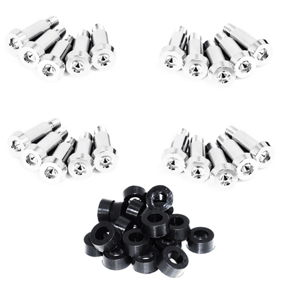 ZSPEC Shoulder-Bolt Timing Covers Fastener Kit for '84-89 Nissan 300zx Z31, Titanium