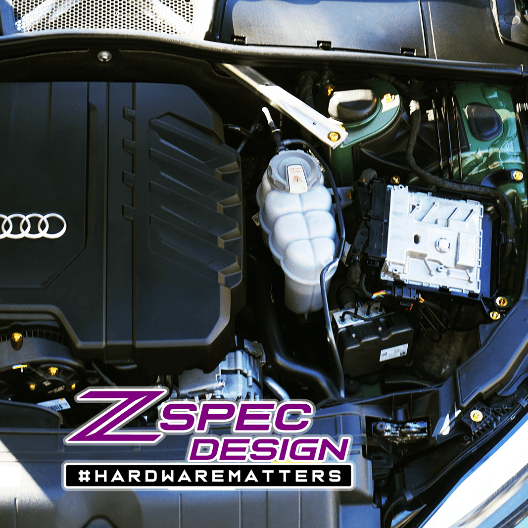ZSPEC Stage-1 Dress Up Bolts® Fastener Kit for '18-23+ Audi A5 8W6 2.0L, Titanium