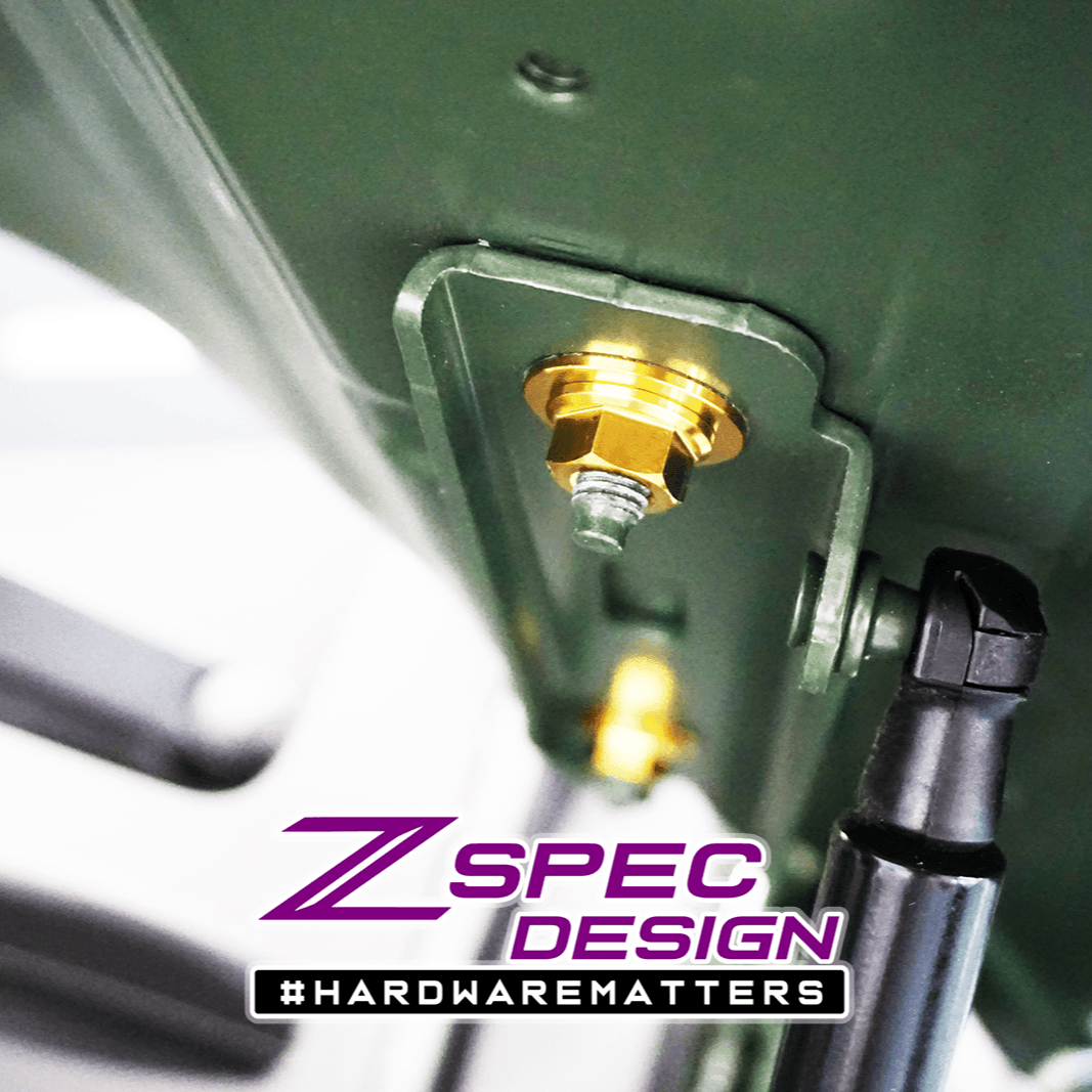 ZSPEC Stage-1 Dress Up Bolts® Fastener Kit for '18-23+ Audi A5 8W6 2.0L, Titanium