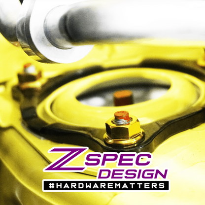 ZSPEC M8-1.25 Metric Flare Nut, Titanium Grade-5, Per Each