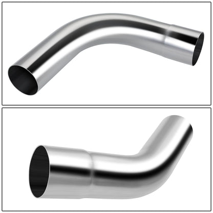 Universal 3.5" Exhaust Piping Kit - Mild Steel - 8 Piece Set