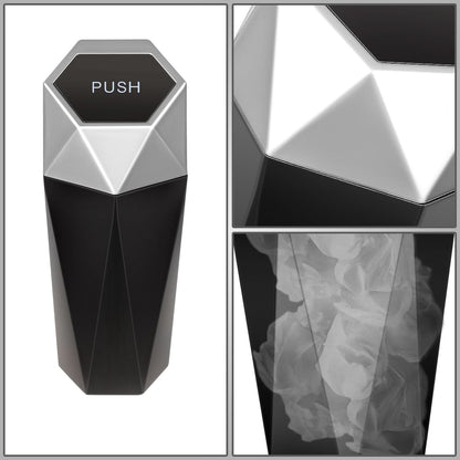 Universal Vehicle-Mounted Garbage Can - Silver