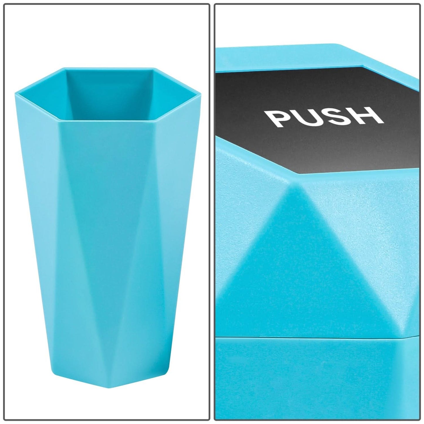 Vehicle-Mounted Garbage Can - Tiffany Blue