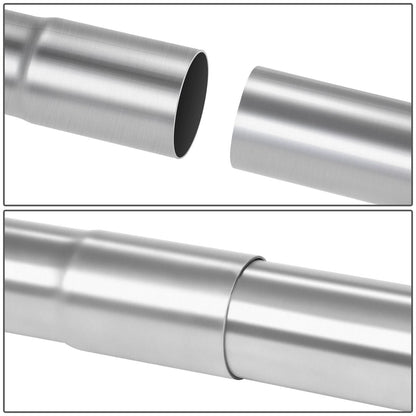 Exhaust Pipe Tubing Straight 2"-2.15" Flared 18" Mild Steel
