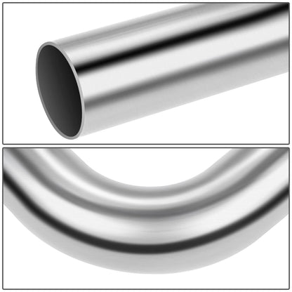 2" to 2.15" Flared 90 Degree L-Bend Exhaust Pipe Tubing Mild Steel