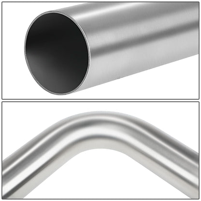 2" to 2.15" Flared 90 Degree L-Bend Exhaust Pipe Tubing Stainless Steel