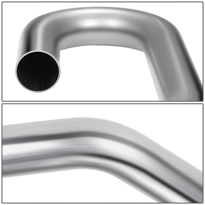 2.25" OD 45/180 Degree U-Bend Exhaust Pipe Tubing 18-Gauge