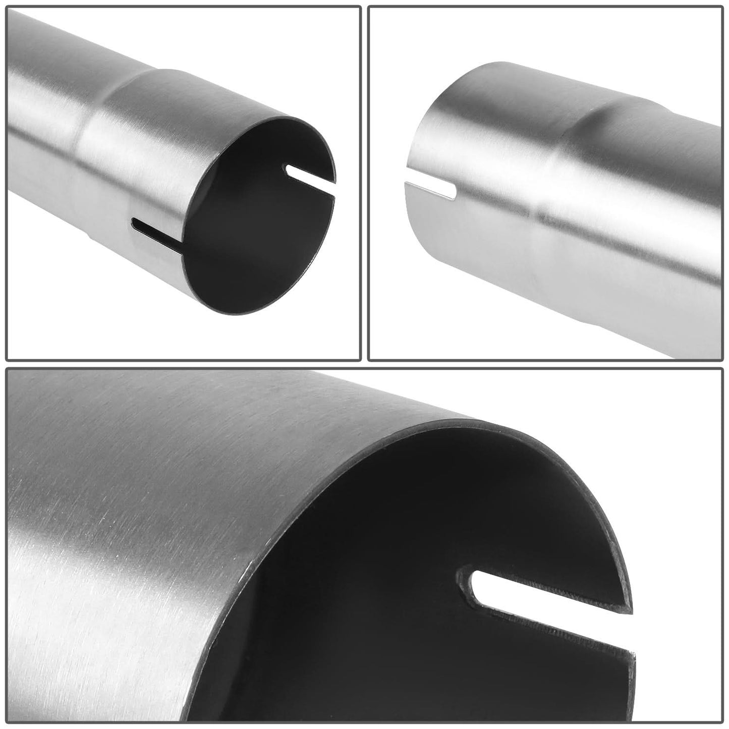3.0"-3.15" Flared 180 Degree U-Bend Exhaust Pipe Tubing Stainless Steel