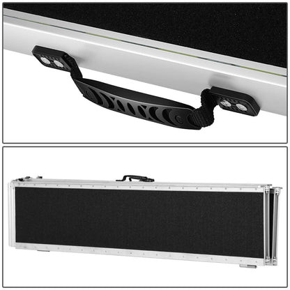 Aluminum Wheelchair Ramp 29" W x 10' L x 2" H - Metallic Black